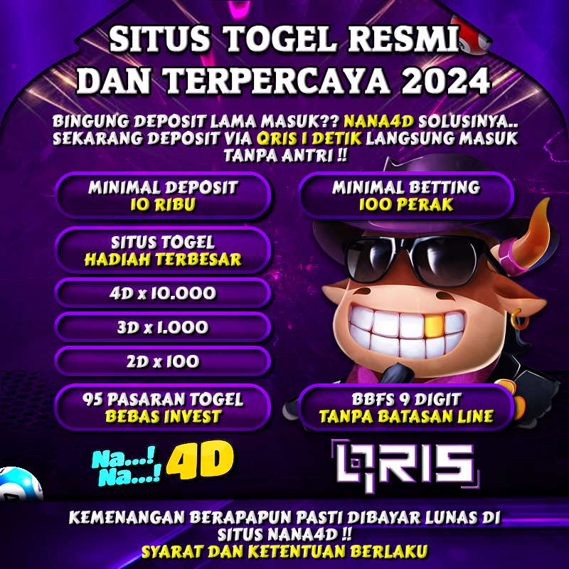 NANA4D # SITUS TOGEL RESMI DAN TERPERCAYA DENGAN HADIAH 4D 10 JUTA