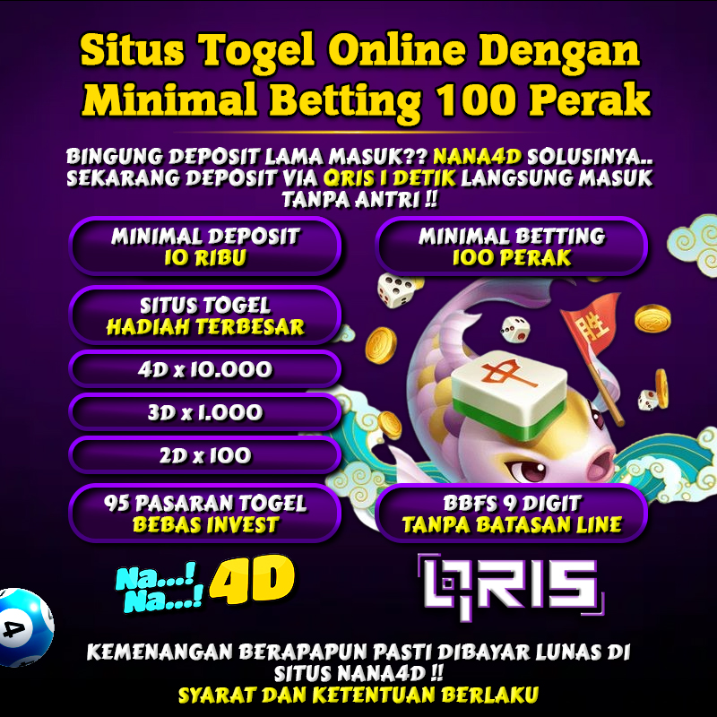 Situs Togel Online Dengan Minimal Betting 100 Perak